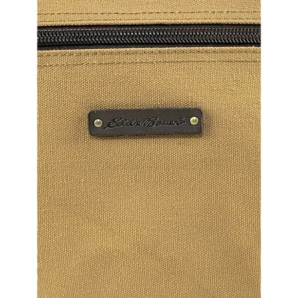 Eddie Bauer Bags Vintage Eddie Bauer Messenger Bag Tan Brown 2 X 1